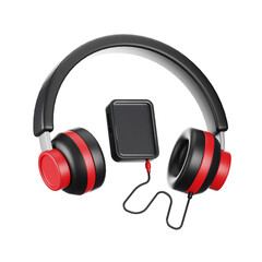 3d rendering playing music icon. 3d hobbies icon concept