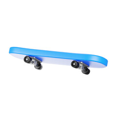 3d rendering skateboard icon. 3d hobbies icon concept