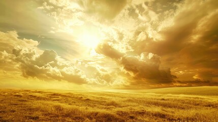 Obraz premium Sky in the color of coffee Landscape