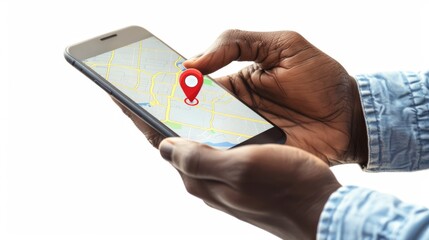 Navigating Smartphone Map GPS
