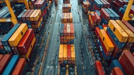 distribution warehouse global logistics network app intelligent innovation technology in shipping and import export transportation enables smart delivery to customers all the world