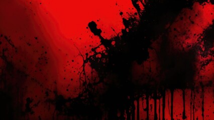 black and Red abstract dirty grunge background