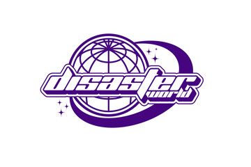 Streetwear y2k typography graphic design aesthetic quotes template	