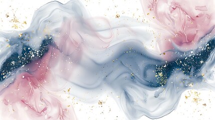 Fototapeta premium solid white background with color swirl