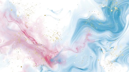 Fototapeta premium solid white background with color swirl