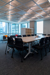 Business meeting room or Board room interiors.	