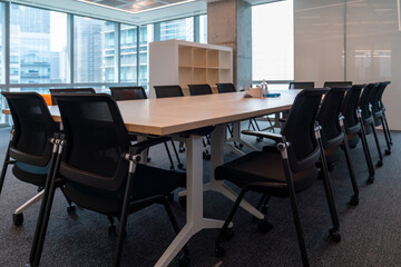 Business meeting room or Board room interiors.	