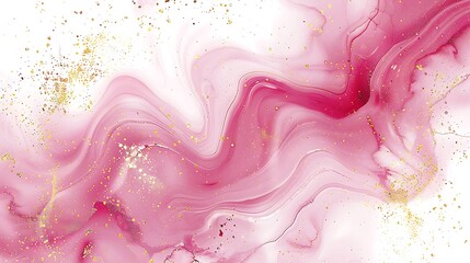 solid white background with red color swirl