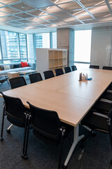Business meeting room or Board room interiors.	