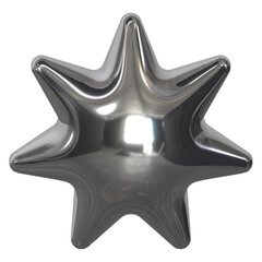 3d chrome Retro futuristic y2k elements