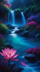 flowers in the water