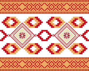 abstract Traditional geometric ethnic fabric pattern ornate elements with ethnic patterns design for textiles, rugs, clothing, sarong, scarf, batik, wrap, embroidery, print, curtain, carpet, wallpaper
