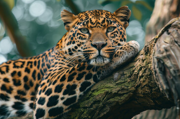 Obraz premium leopard in the zoo