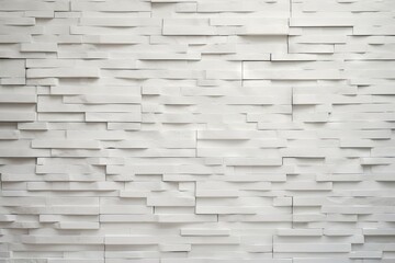 White brick wall background pattern for interior exterior decoration and industrial construction concept design.