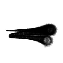 spray line shape graffiti style element