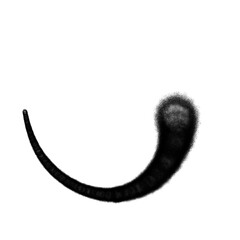 spray line shape graffiti style element