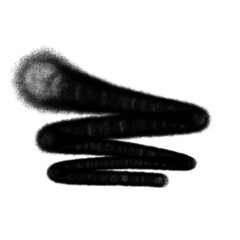 spray line shape graffiti style element