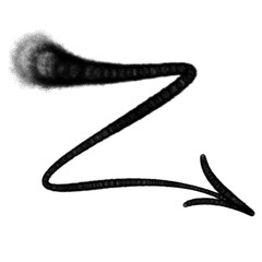 spray arrow graffiti style element