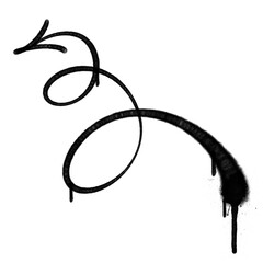 spray arrow graffiti style element