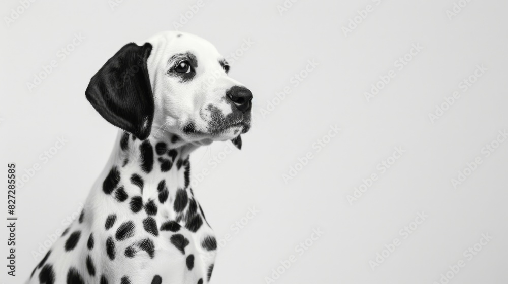 Poster the dalmatian puppy portrait