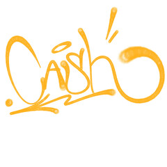 spray tag letter street graffiti style