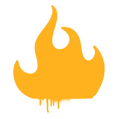 spray flame fire graffiti style element