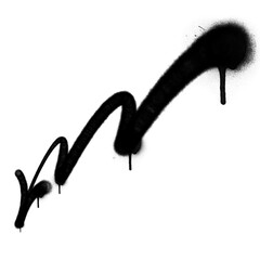 spray arrow graffiti style element