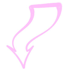 Fototapeta premium spray arrow graffiti style element