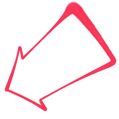 spray arrow graffiti style element