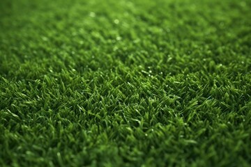 close up view of natural texture green grass background