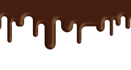 melted chocolate dripping