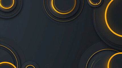 black gold light shine futuristic and technology background