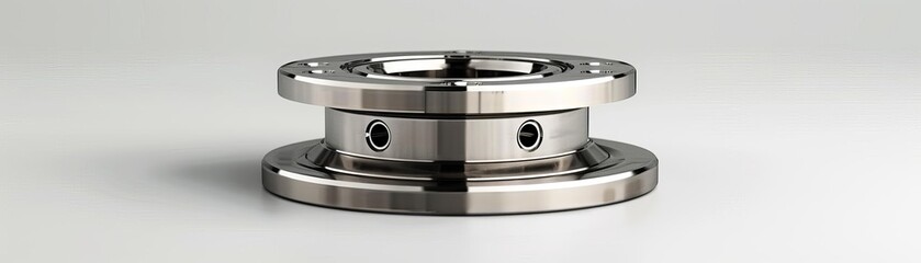 Fototapeta premium a simulation of a CAD design product design part, plain white background, 8k,