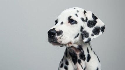 The Dalmatian Puppy Portrait