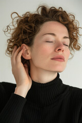 Woman with Closed Eyes