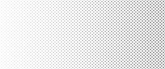 Blended  black ninja star on white for pattern and background,  Abstract geometric texture collection design. 