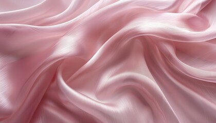 Soft pastel silk waves, calming abstract background with ample space for text placement