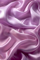 Fototapeta premium Soft pastel silk waves, calming abstract background with ample copy space for text placement