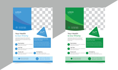 Web medical flyer design