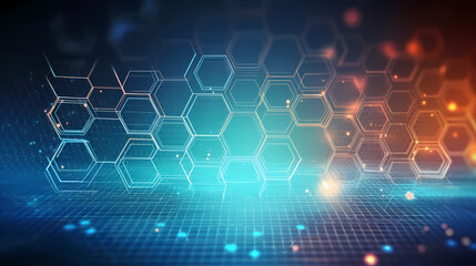 Obraz premium Abstract sci-fi style background image,Modern sci-fi science image