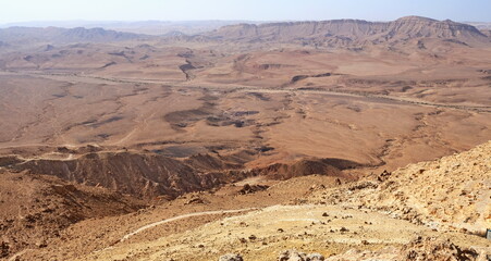 Makhtesh Ramon is a geological feature of the Israeli Negev Desert. Situated approximately 85 km...