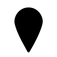 Modern Location Pin Icon: Navigation, Map, GPS Marker Design Element