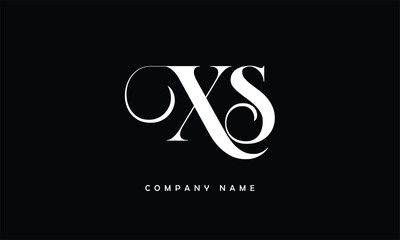 XS, SX, X, S Abstract Letters Logo Monogram