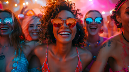 Festive Gathering: Women Celebrate in Style