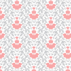 Elegant decorative floral pattern vector design. Colorful floral pattern suitable for background, texture, fabric, wrapping, textile, clothing, print or others.
