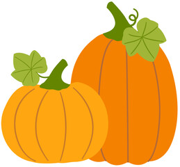 Pumpkin with leaves vector image
fall pumpkin.
Farm fresh pumpkin.