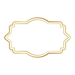 gold frame line.