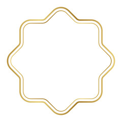 gold frame line.