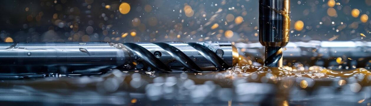 high speed photography of custom drill using carbide with PVD coating