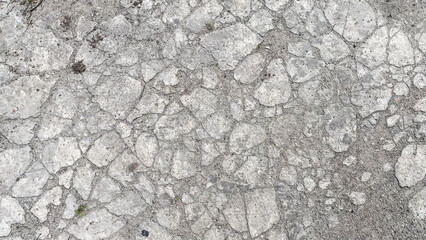 Texture of old stone and concrete close-up